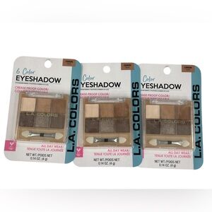 L.A. Colors Neutral Haute‎ Eyeshadow 3ct